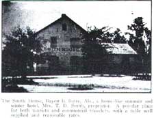 Smith House, owned by Mrs. T. D. Smith, Bayou la Batre
