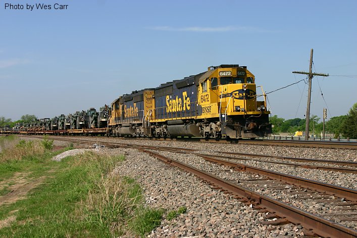 northbound on BNSF 
at Haslet, TX