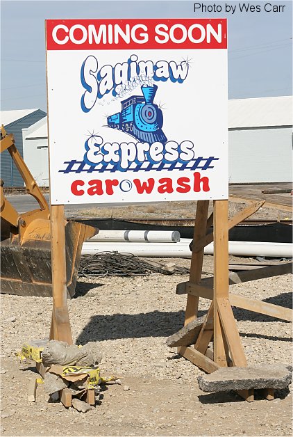 car wash sign, Saginaw, TX