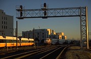 TRE / DART trains meet in Dallas