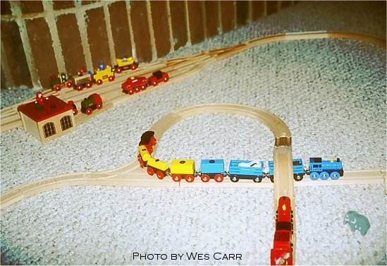 my model train layout