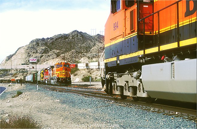 BNSF MELPBEL passes El Paso local, El Paso TX