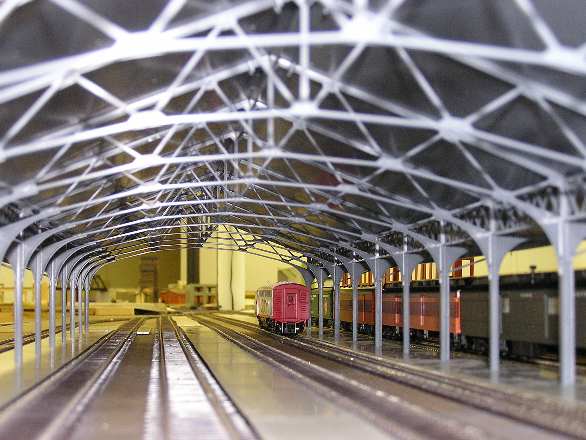 Inside train shed South