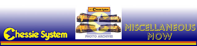 Miscellaneous Work Train Equipment