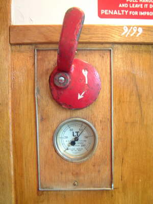 Detail of Emergency Brake Lever