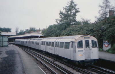 1960 Tube Stock at Grange Hill