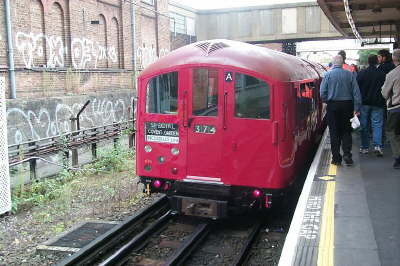 In Acton Town Eastbound 'local' platform