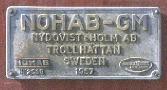 Di3.603 builders plate