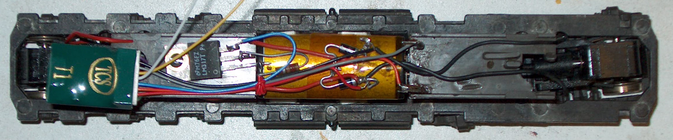 Decoder wires attached