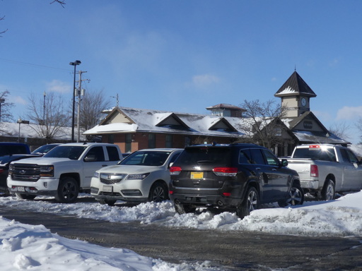 Metra carries a limited number of bicycles between Kenosha Metra station and Ogilvie Transportation Center, Chicago