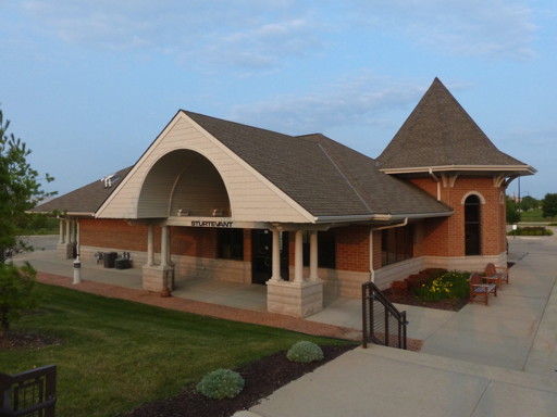 Sturtevant Amtrak station at 9900 East Exploration Court