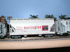 Burlington Route 36' covered hopper