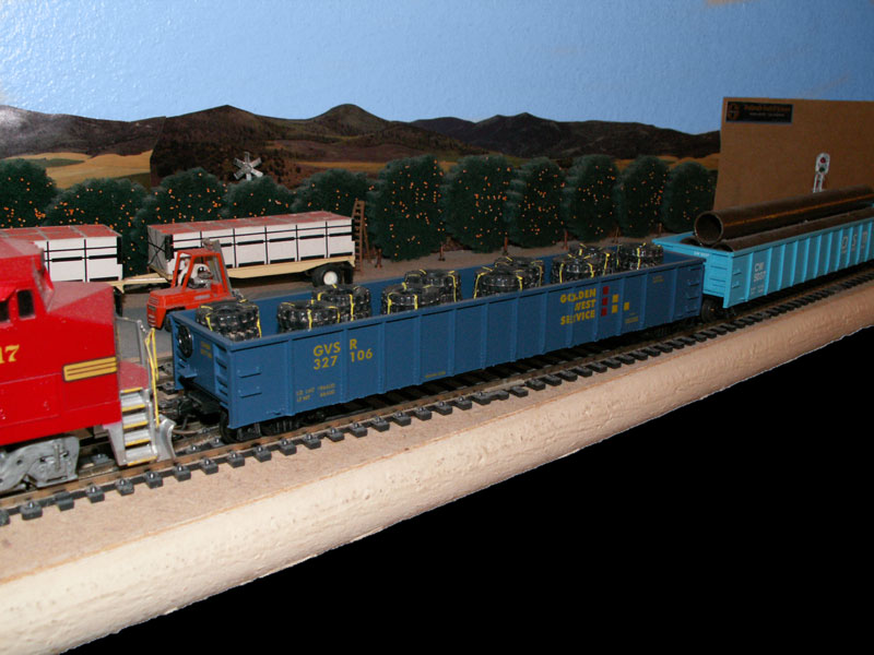 tractor tires on golden west service gondola