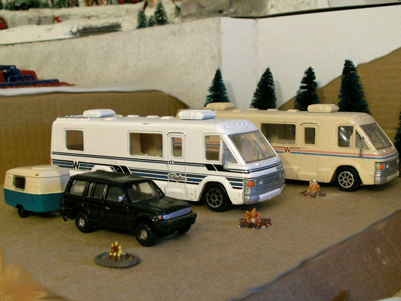 Camping next to the Wolf Lake