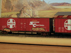 Santa Fe Box Car with Graffiti