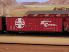 Santa Fe plug door high cube box car 520714