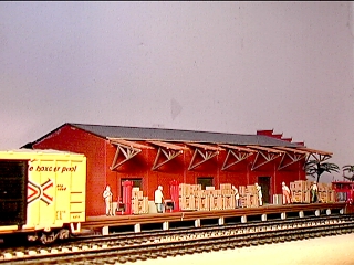 pallets on the loading dock