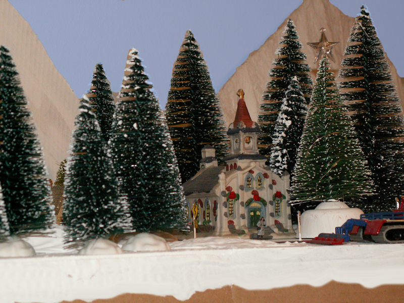 A church deep in the forest servers the residents of the mountains