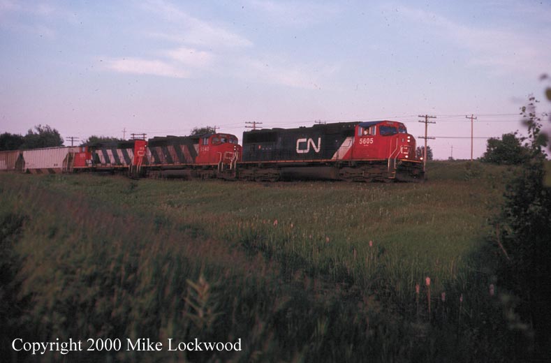 CN 5605, 9540, and 9578 on #395 june 21/98