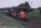 CN 5682, 5430, 4114 on #321 Newtonville July 2, 2000 @ 1905