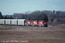 CP 5566, 5659, and 5579 eastbound at Newtonville Nov.29, 1997 1200