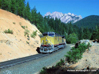 UP 9625South @ Castle Crags, CA