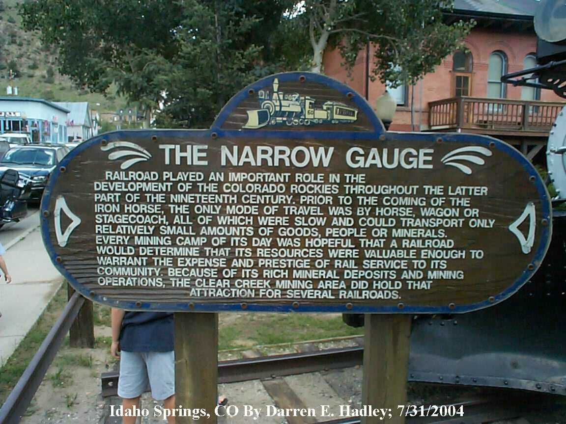Railfanning Colorado - Idaho Spings Narrow Gauge