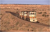 Escalante Western empty coal train at Lee Ranch Jct