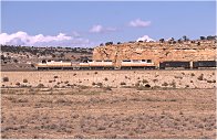 Escalante Western loaded coal train at Lee Ranch Jct