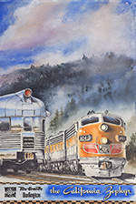 Commission for a woman who rode on the Zephyr in her childhood.