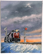 Commission for a family whose father worked for the Southern Pacific