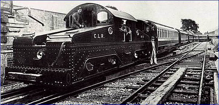 CLR Electric Loco & train.jpg (57874 bytes)