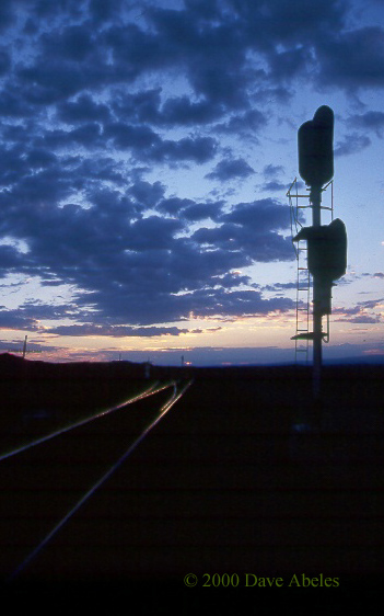 Dawn at Sagers Siding; West Sagers, UT 08/19/00. Truely incredible