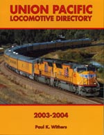 Union Pacific 2003-2004 Locomotive Directory