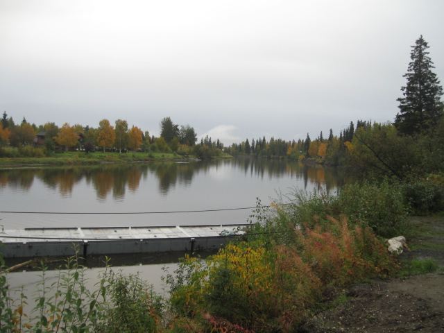 up river